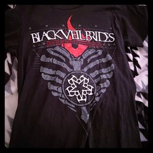 Black Veil Brides concert tour tee